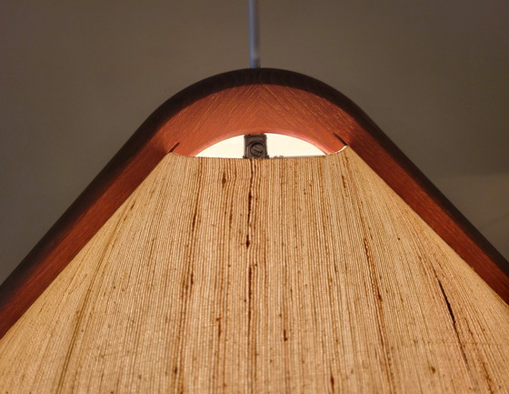 Image 1 of Deense Hanglamp In Teak Van Domus, 1970