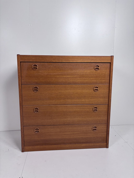 Vintage Ladekast Teak 