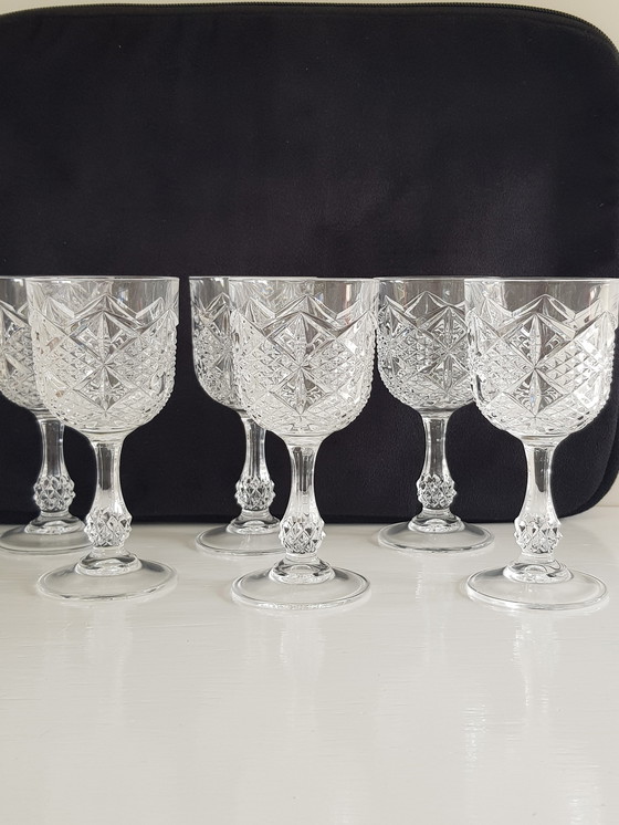 Image 1 of 6x Cristal D'Arques Palais Crystal wijnglas