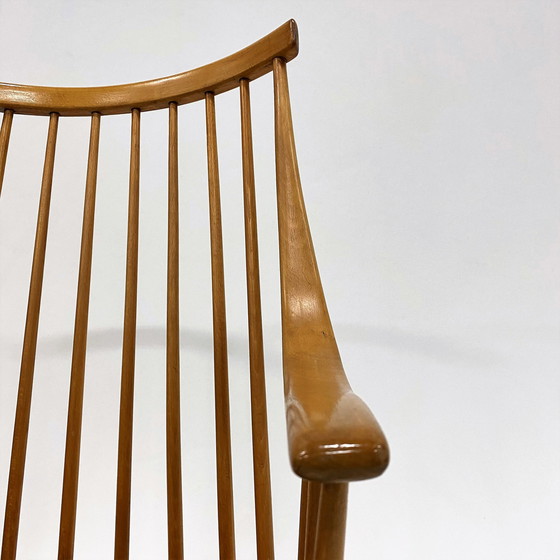 Image 1 of GRANDESSA SPINDLE BACK ARMCHAIR BY LENA LARSSON FOR NESTO, SWEDEN 1960S