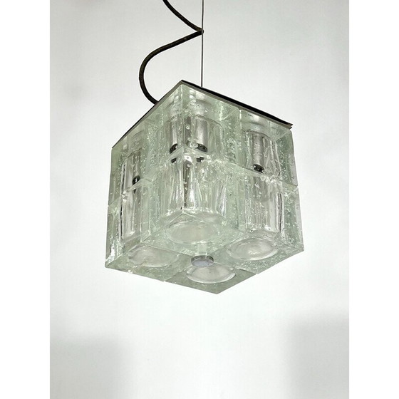 Image 1 of Vintage hanglamp in murano glas van Poliarte, Italië 1970