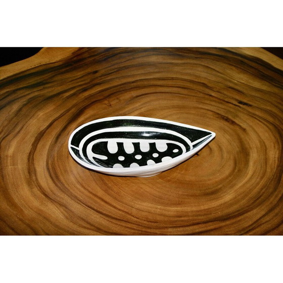 Image 1 of Vintage keramieken zakkendoosje van R Freymond, Zwitserland 1950