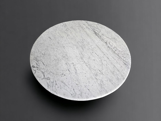 Image 1 of Carrara Marble Coffeetable ~130cm, Italy 1970's