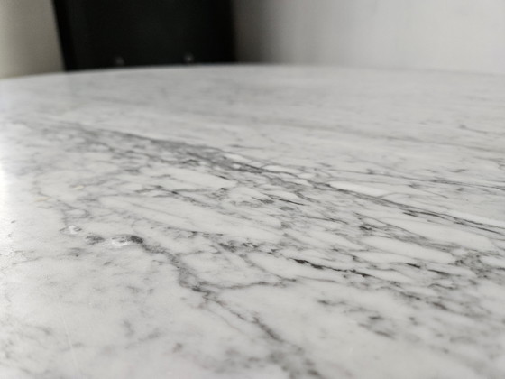 Image 1 of Carrara Marble Coffeetable ~130cm, Italy 1970's