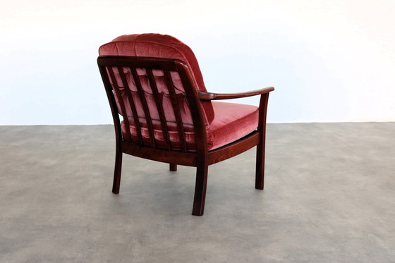 Image 1 of 1x vintage Zweedse fauteuil