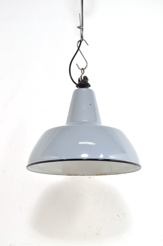 Image 1 of Vintage Emaille Lamp