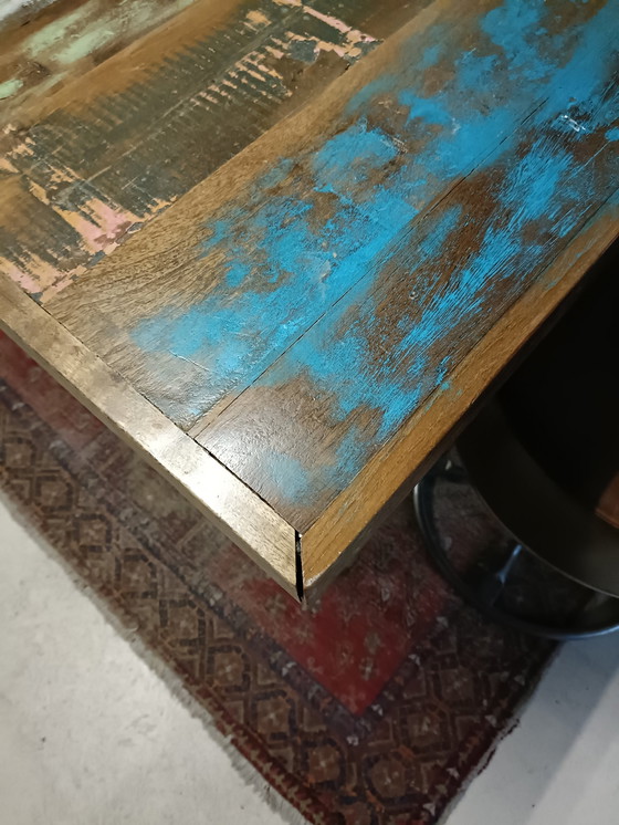 Image 1 of Industriële Eettafel 
