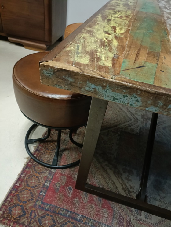 Image 1 of Industriële Eettafel 