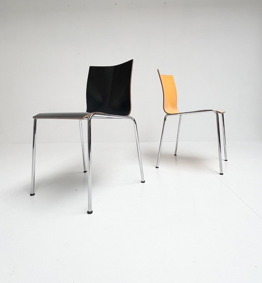 Set Van Twee Chairik Stoelen Van Erik Magnussen Stoelen, 1990'S