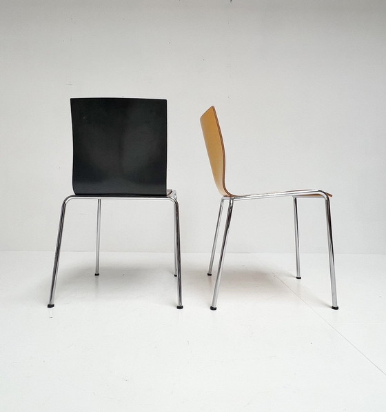 Image 1 of Set Van Twee Chairik Stoelen Van Erik Magnussen Stoelen, 1990'S