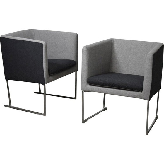 Image 1 of Paar vintage amfauteuils model Solo van Antonio Citterio voor B en B Italia