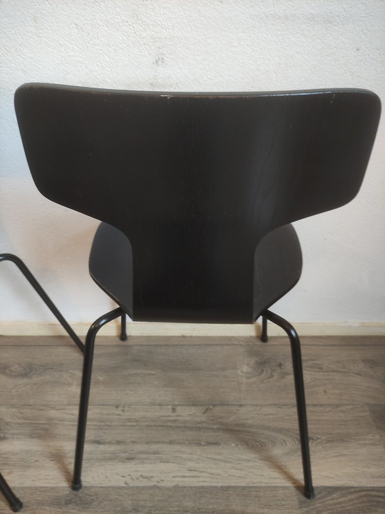 Image 1 of 2x Arne Jacobsen Fritz Hansen 3103 hamerstoel 1965