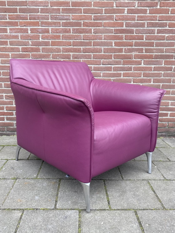 Image 1 of Leolux Mayon Lederen Fauteuil