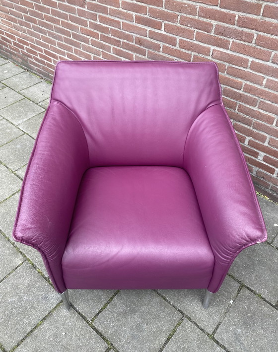 Image 1 of Leolux Mayon Lederen Fauteuil