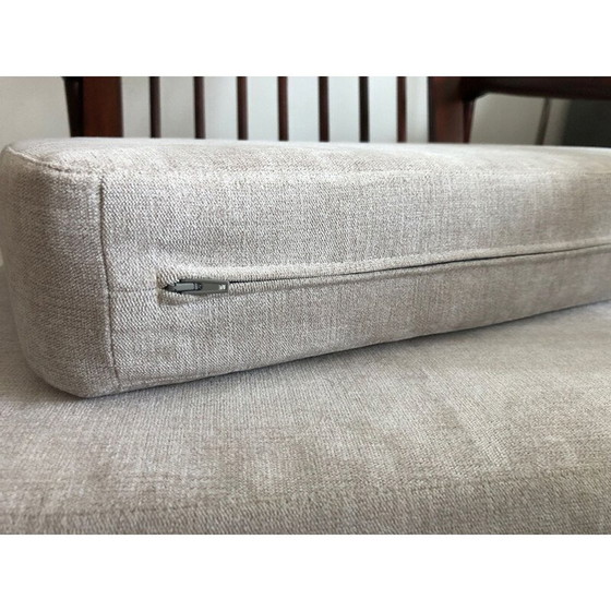 Image 1 of Paar vintage grijze B-7752 beukenhouten fauteuils van Zenon Bączyk voor Swarzędzkie Fabryki Mebli, Polen 1960