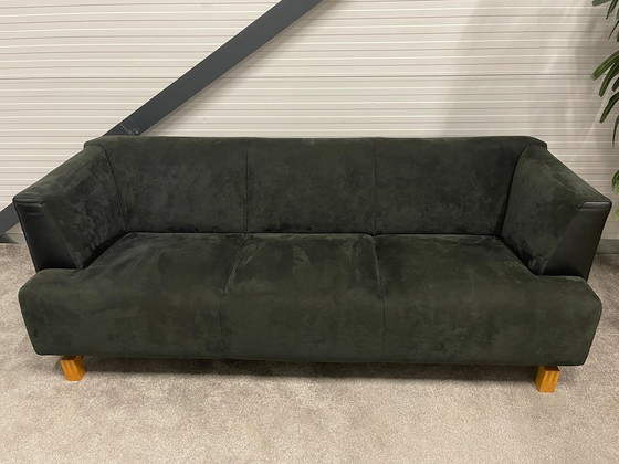 Image 1 of 3+2-zits Leolux Sofa Set Vintage Stijl Suede/Leder Stof