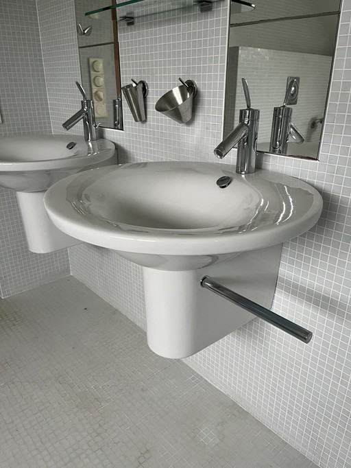 Philippe Starck 1 Samen Met Duravit Incl Starck Axor Kranen