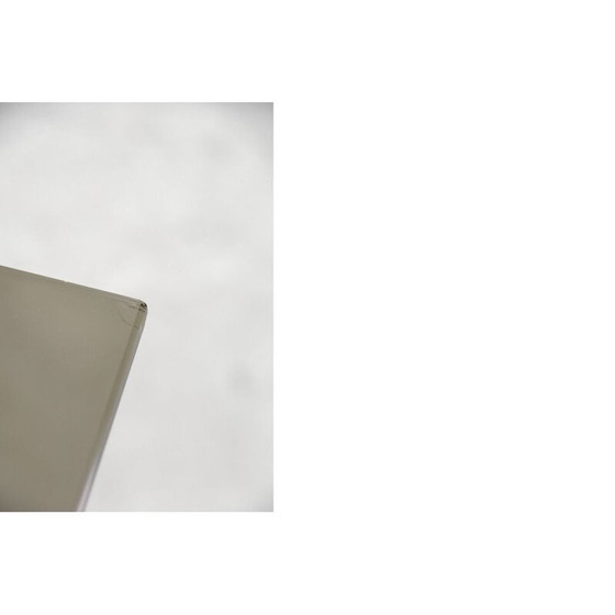 Image 1 of Scandinavische vintage walnoten salontafel door Fredrik Schriever-Abeln voor Örebro Glass, Zweden 1960