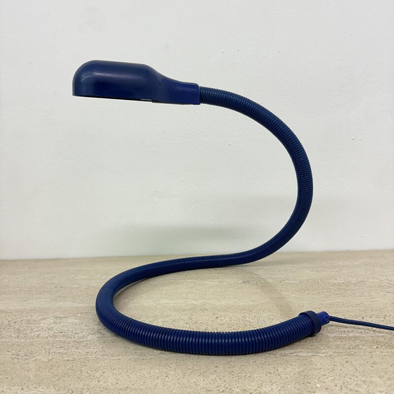 Image 1 of Vintage Hebi plastic en metalen tafellamp van Isao Hosoe voor Valenti Luce, 1970