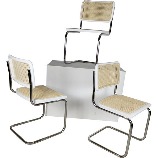 Set van 6 vintage B32 stoelen van Marcel Breuer, Italië