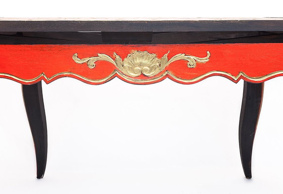 Image 1 of Antieke massief houten tafel, 1930