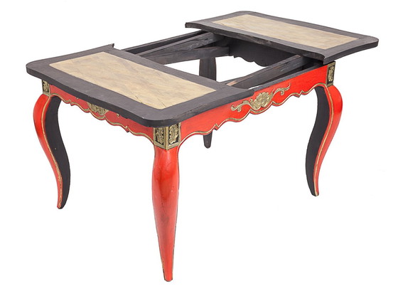 Image 1 of Antieke massief houten tafel, 1930