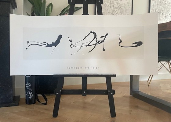 Image 1 of Jackson Pollock (1912-1956), Zeichnung In Tropftechnik, 1960, Copyright 2000 I. Pollock/Sofam Belgique, Editions Pierre D'Harvil