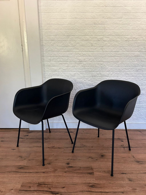 2X Muuto Fiber Armchair