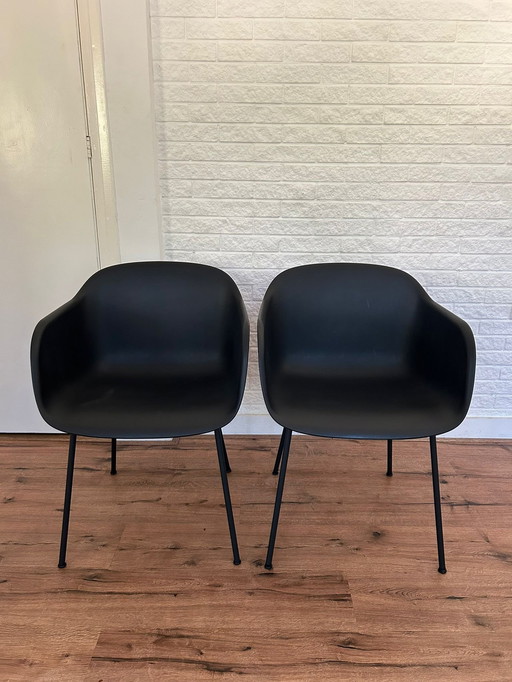 2X Muuto Fiber Armchair