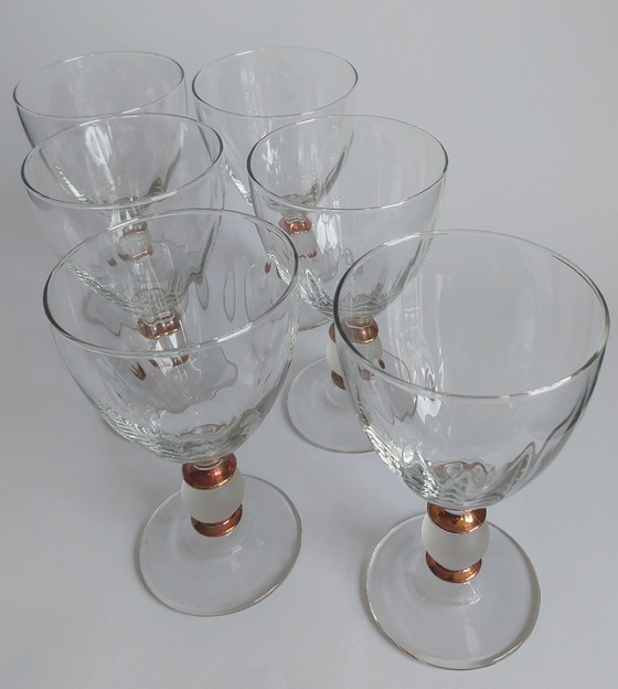 Image 1 of Wijnglas (18) - Aladin Blanc - Glas - Vintage Royal Leerdam