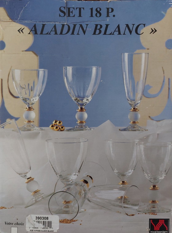 Image 1 of Wijnglas (18) - Aladin Blanc - Glas - Vintage Royal Leerdam