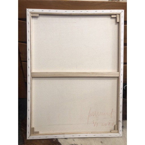 Vintage olieverf op doek door Julien Moro-lin, Frankrijk