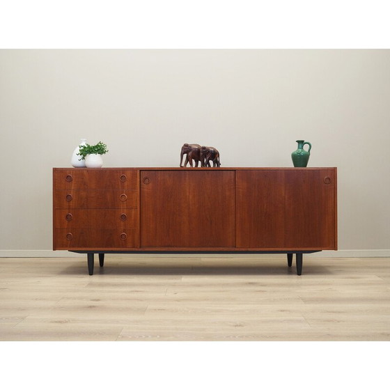 Image 1 of Vintage teakhouten dressoir, Denemarken 1970