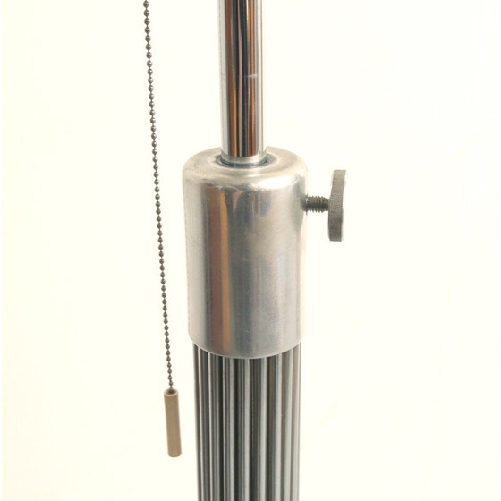 Image 1 of Vintage verstelbare vloerlamp in chroomstaal, Denemarken 1960