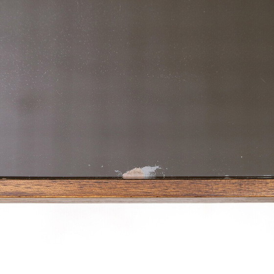 Image 1 of Vintage massief houten en messing eettafel door Paolo Buffa voor Palazzi dell'arte Cantù, Italië 1950