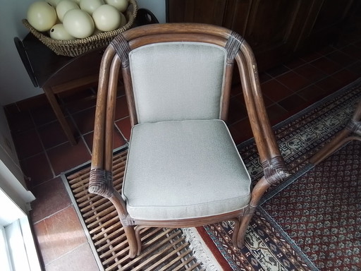 6x Vintage ciubstoelen