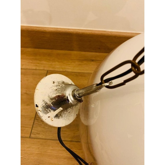 Image 1 of Vintage Mazzega hanglamp in amberkleurig Murano glas, jaren 1960