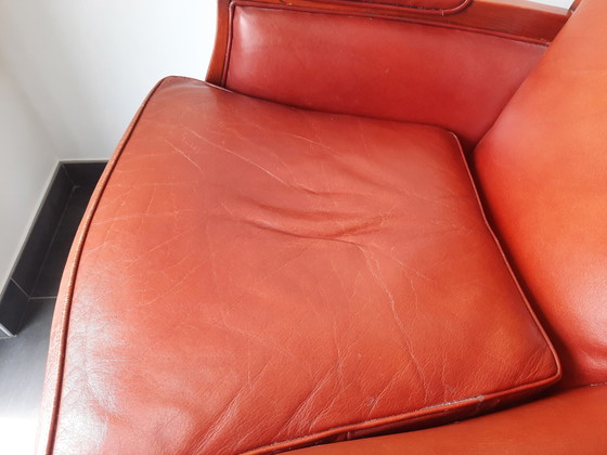 Image 1 of Mol & Geurts lederen vintage fauteuil