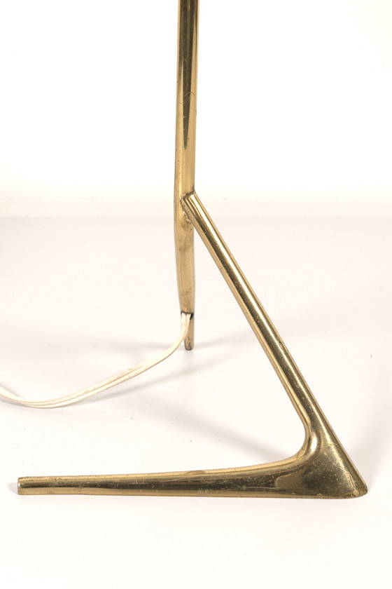 Image 1 of Vintage messing tafellampje