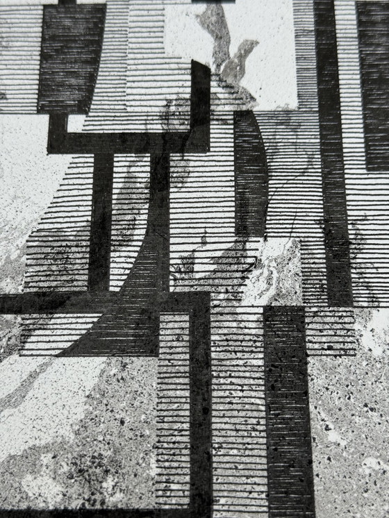 Image 1 of Abstracte inktcompositie - Eugéne Eechaut (1928-2029)