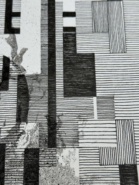 Image 1 of Abstracte inktcompositie - Eugéne Eechaut (1928-2029)