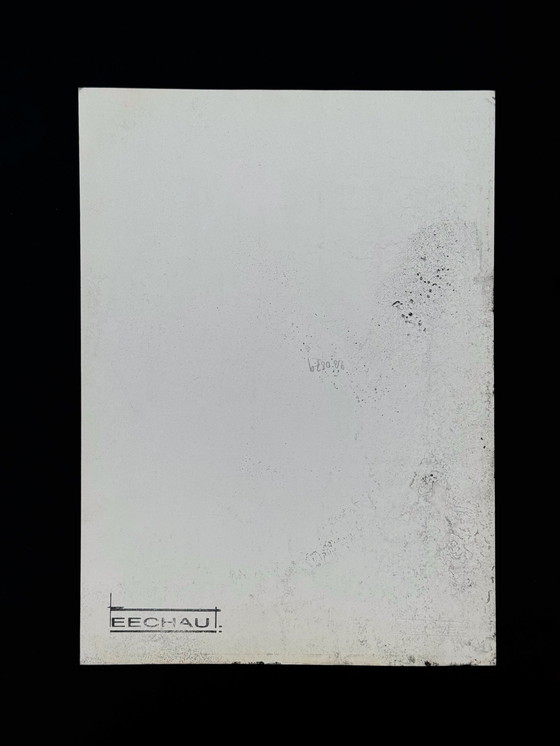 Image 1 of Abstracte inktcompositie - Eugéne Eechaut (1928-2029)