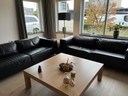2x Molinari bank zwart Leer