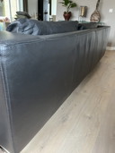 2x Molinari bank zwart Leer