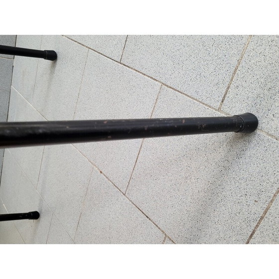 Image 1 of Vintage Tonneau stoel in metaal en skai van Pierre Guariche voor Steiner, 1950