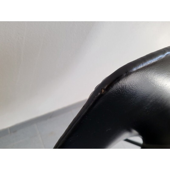 Image 1 of Vintage Tonneau stoel in metaal en skai van Pierre Guariche voor Steiner, 1950