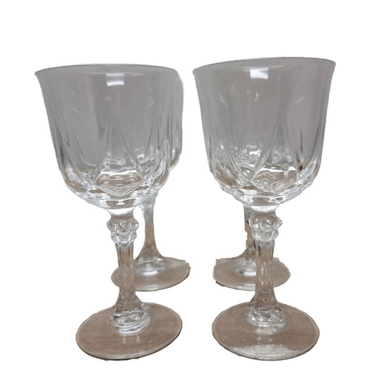 Image 1 of Vintage Kristallen Wijnglazen Cristal D'Arques