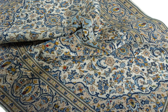 Image 1 of Handgeknoopt Keshan oosters tapijt van kurk - 300 X 200 cm