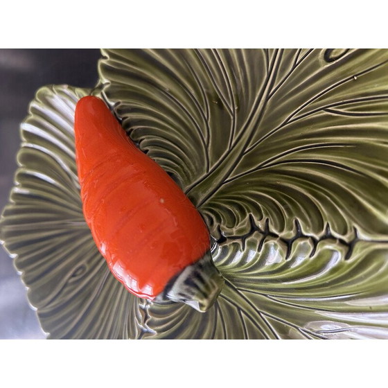 Image 1 of Vintage wortelvormige slibschaal, Italië 1960