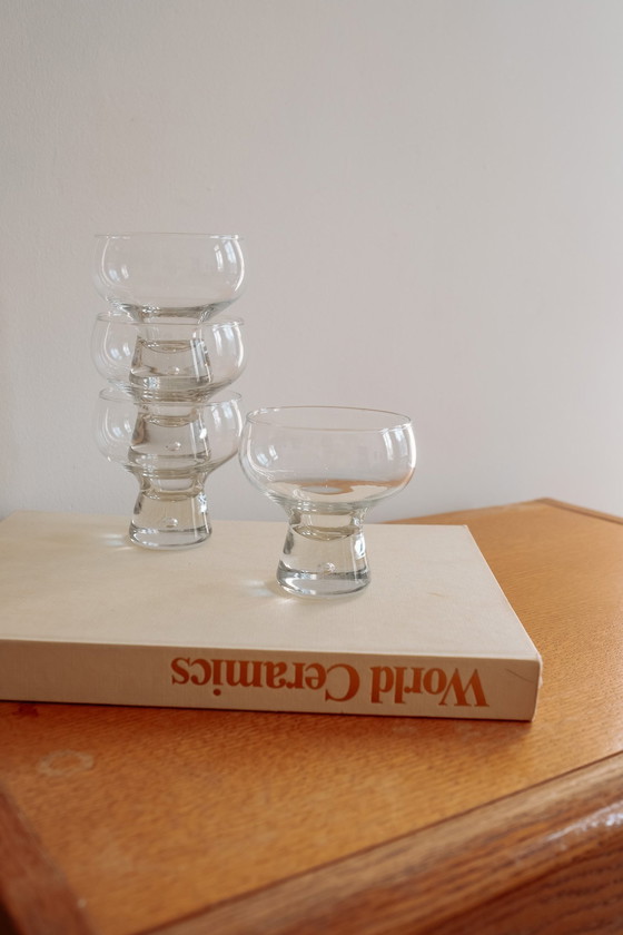 Image 1 of Set Van 4 Vintage Kosta Boda Coupes Of Schaaltjes